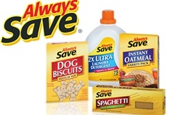 Always Save® is an economic grocery alternative for customers who want the best price with consistent quality.