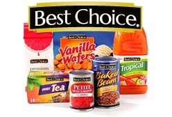 The Best Choice® brand products are priced lower than the leading national brands because they don't carry the advertising and promotional costs that the national brands have.