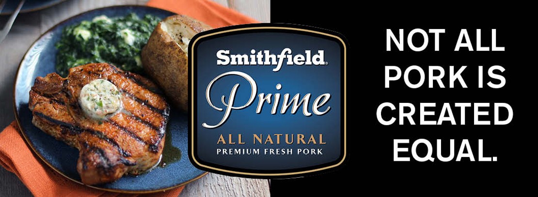 Smithfield Prime all natural premium fresh pork - not all pork is created equal.