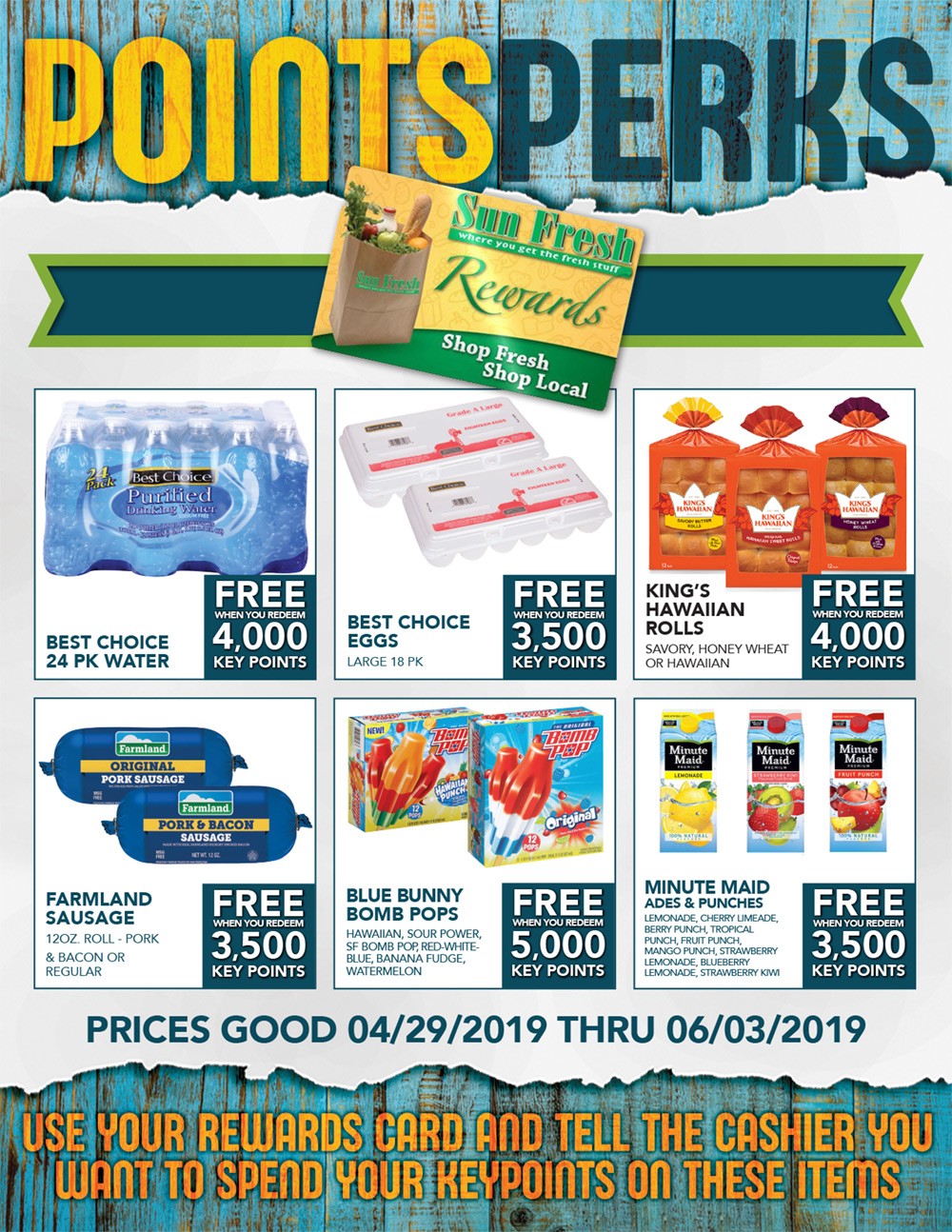 Points Perks Sun Fresh