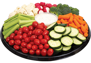 Vegetable & Dip Tray