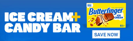 Double treat yourself with Butterfinger Ice Cream + Candy! Click to save now!