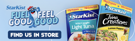 StarKist pouches pack big flavors and 10g+ of lean protein. So when hunger calls, it’s easy to fuel good, feel good. Shop now!